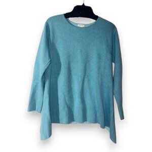 J. Jill Blue Women's Petite Small Comfy Sweater Blouse